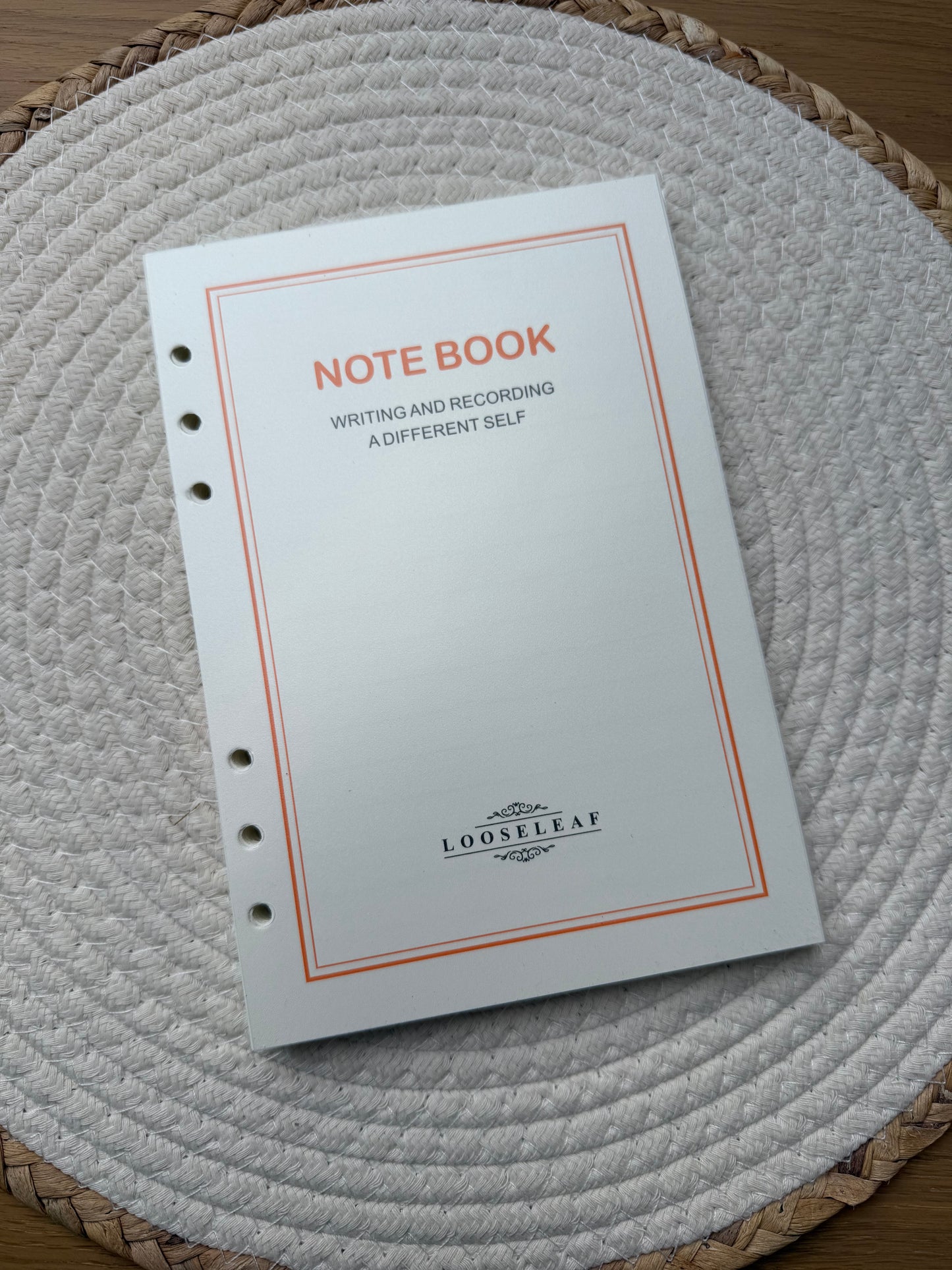 Planner map A5 zwart