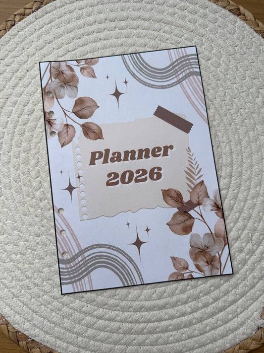 Planner 2026 voorblad A5