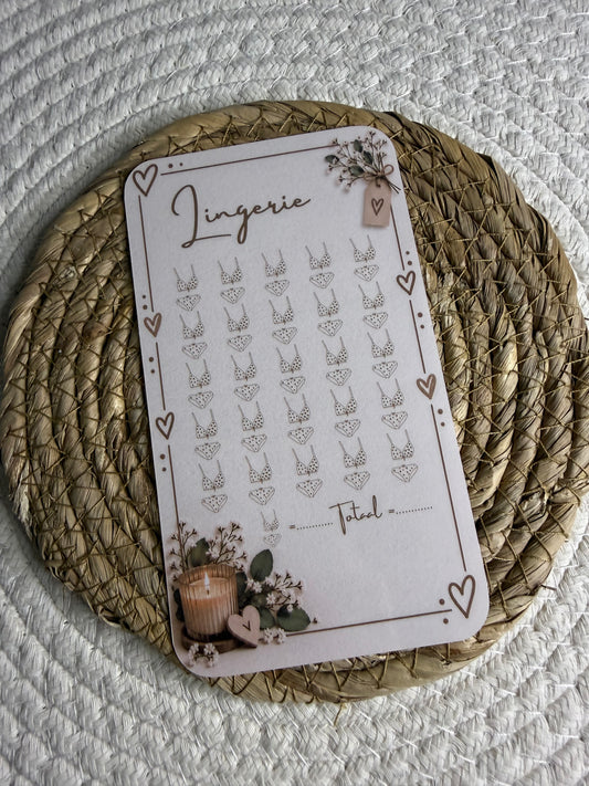 Lingerie challenge cozy A6