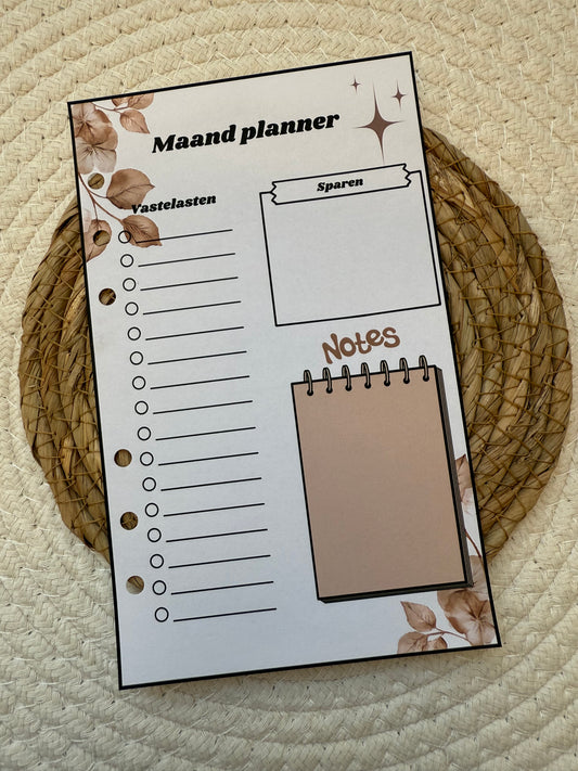 Planner maand planner 2 A6