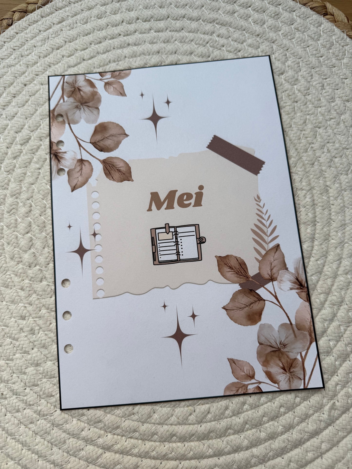 Planner 2026 maand voorblad A5