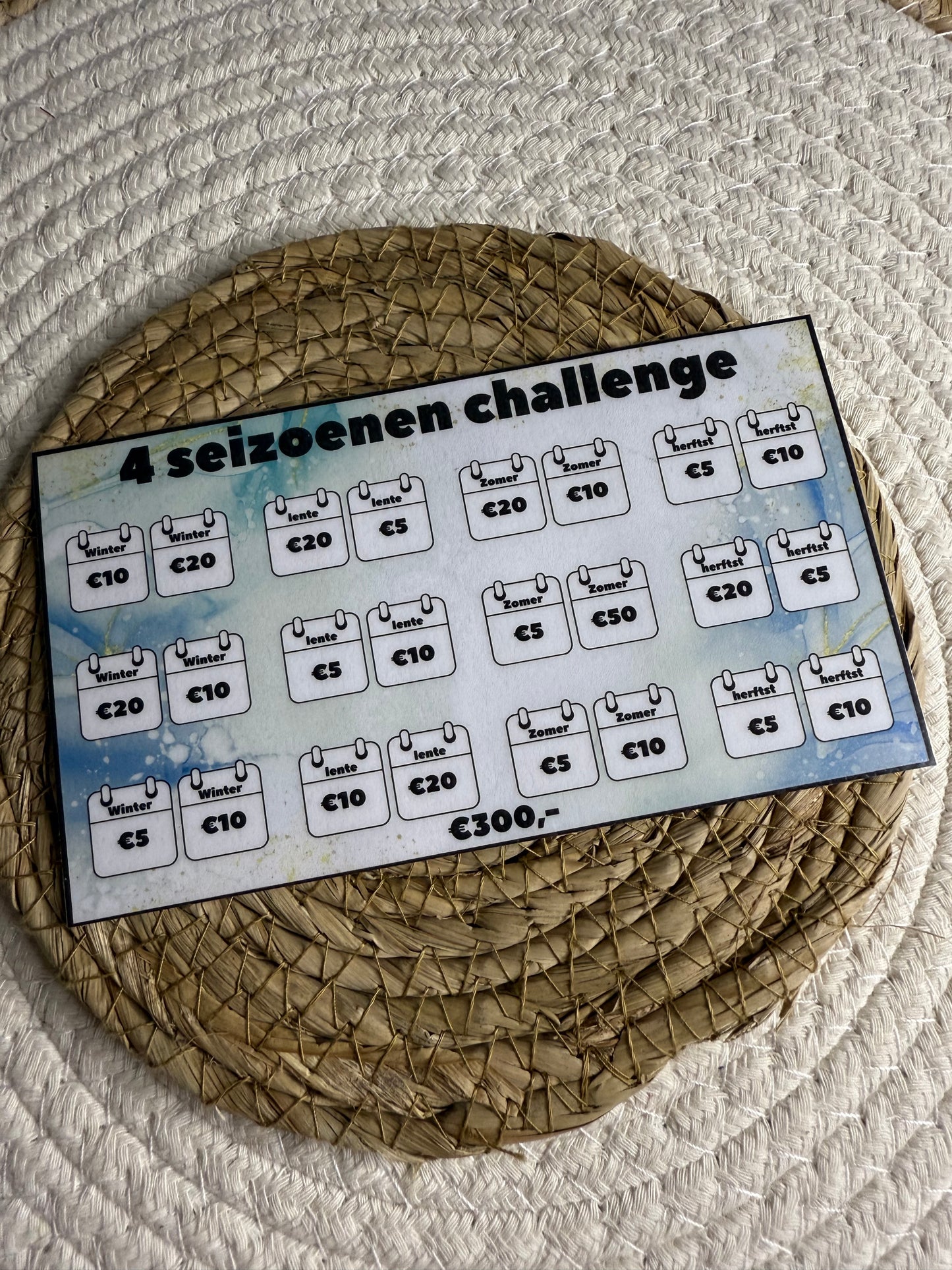 4 seizoenen challenge A6