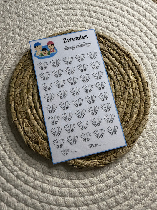 Zwemles challenge open bedrag