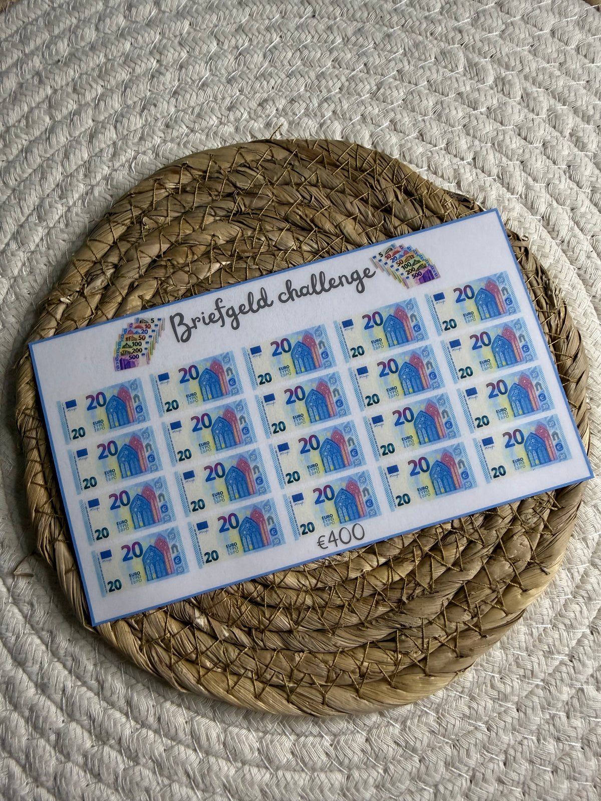 20 euro challenge A6