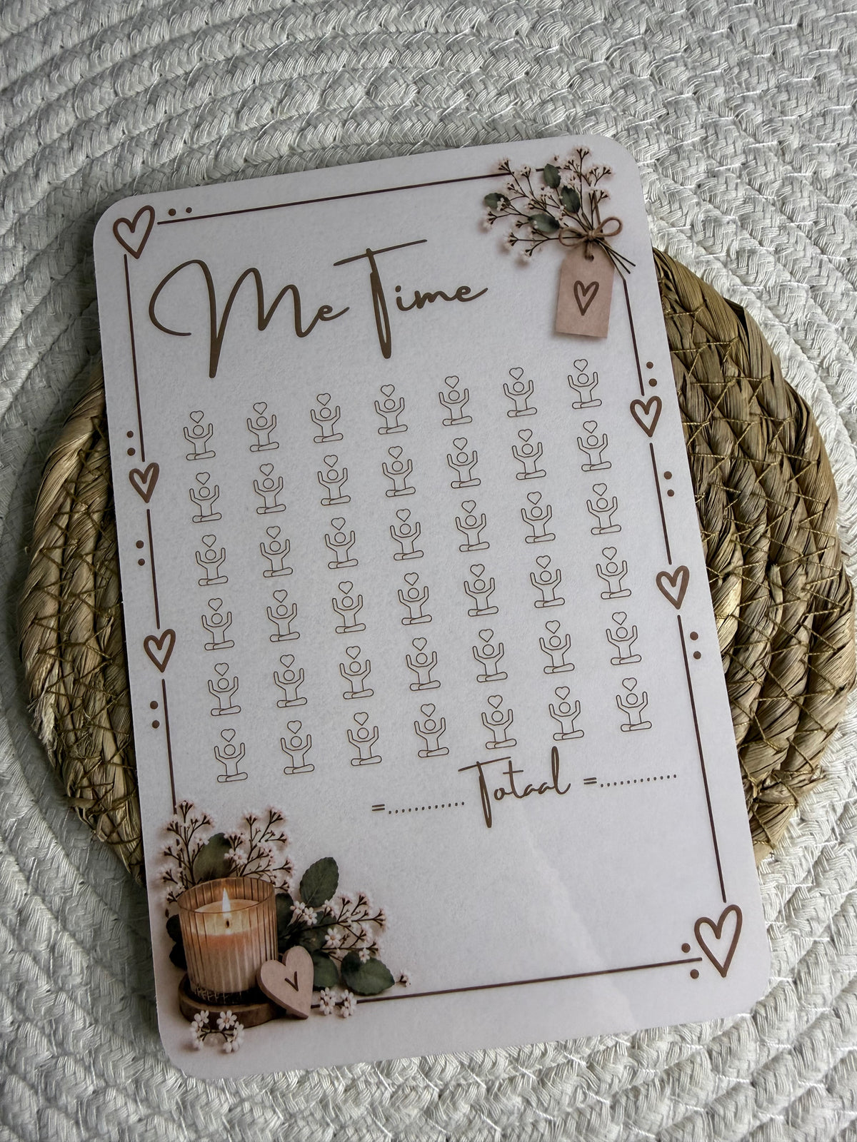 Me time challenge cozy A5