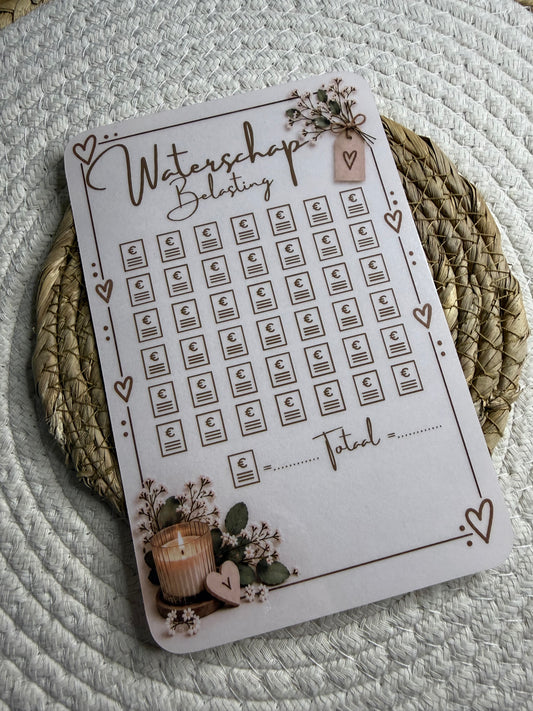 Waterschap belasting challenge cozy A5
