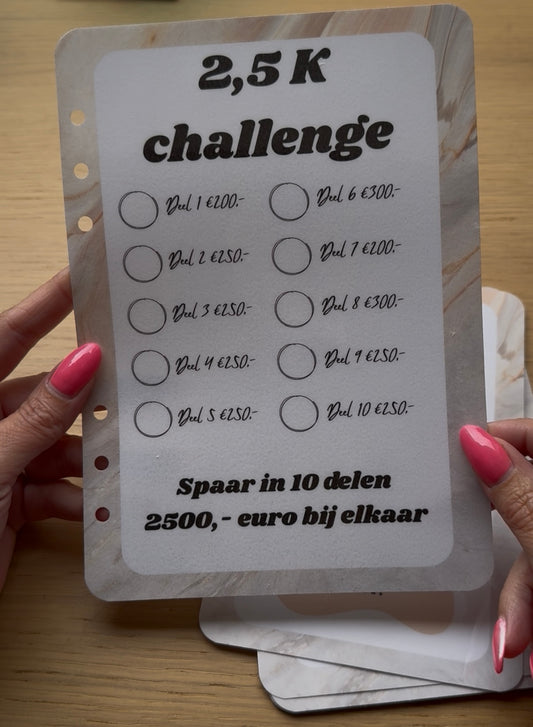 2,5 k challenge A5