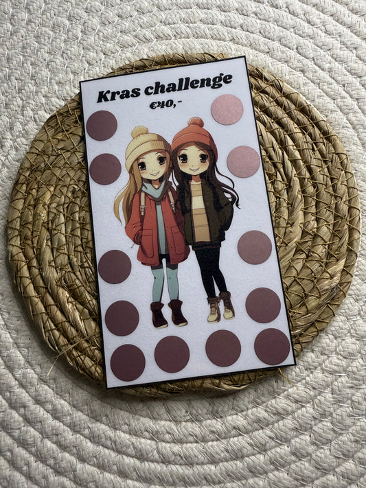 Kras challenge vriendinnen €40 A6