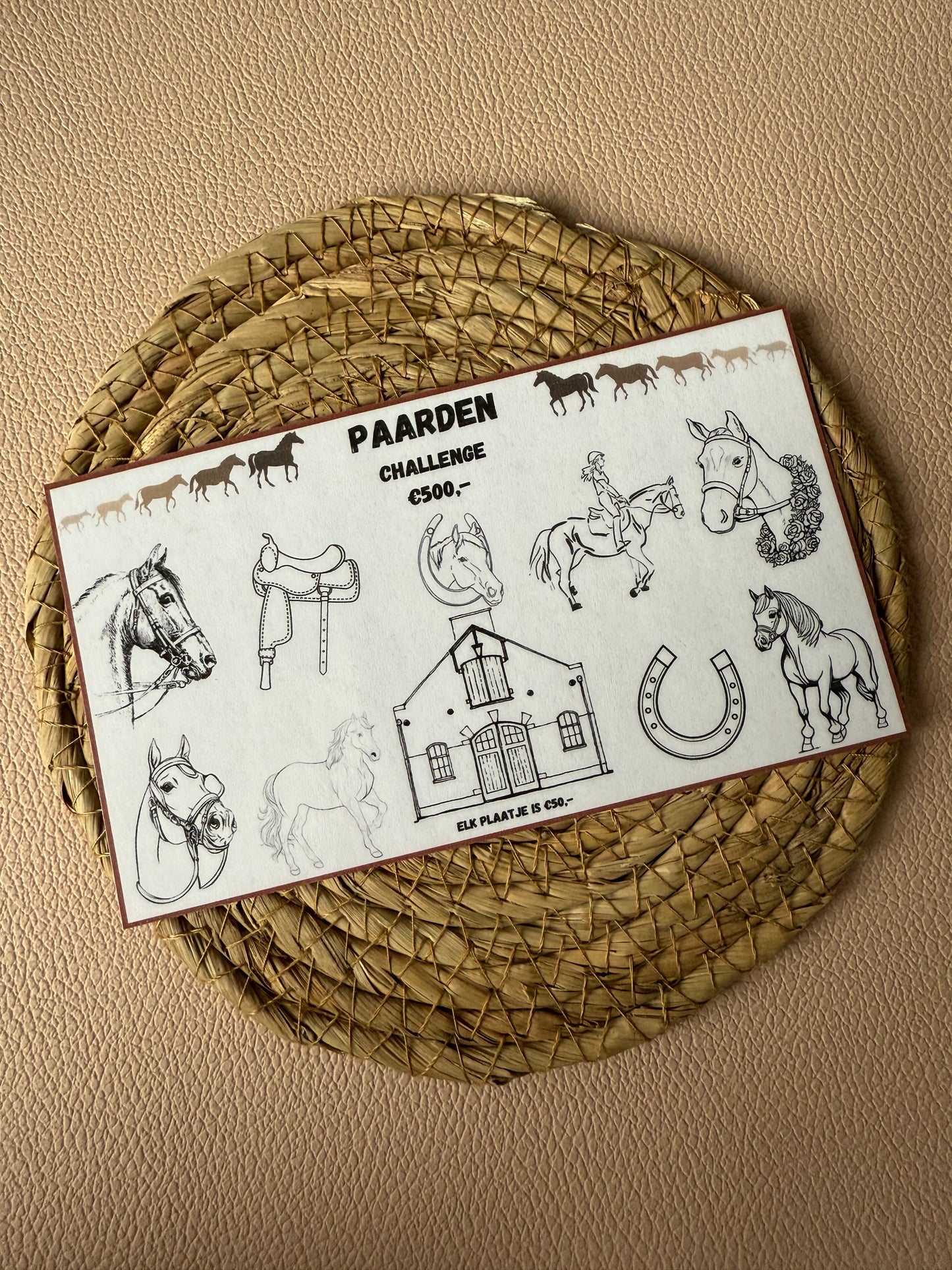 Paarden challenge €500,-