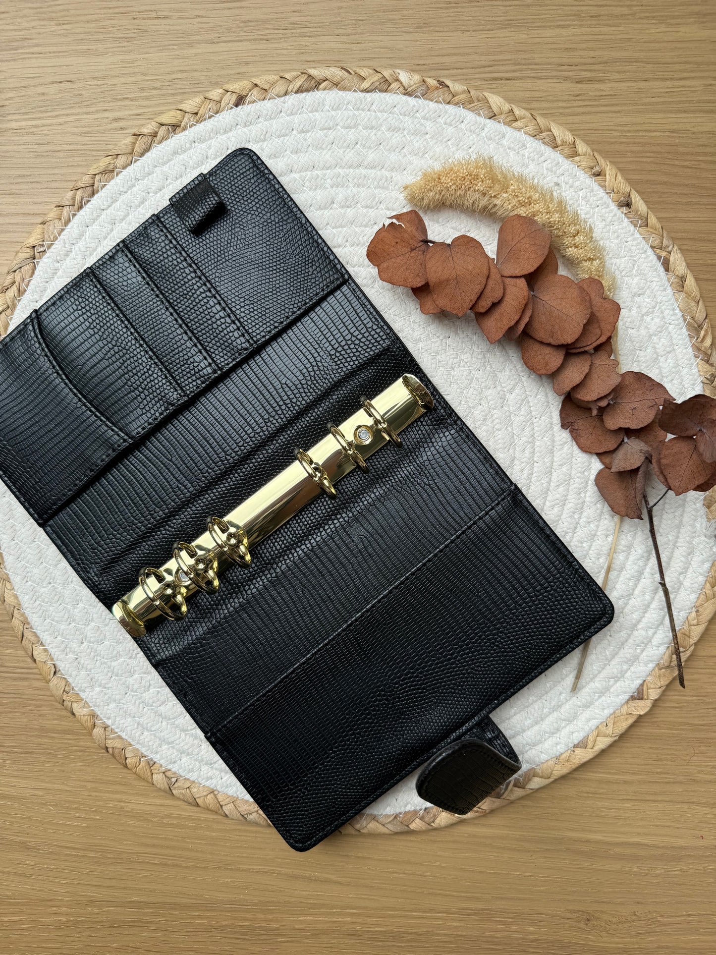 BBB Croco clip map A6 zwart