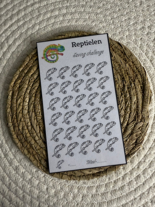 Reptielen challenge open bedrag