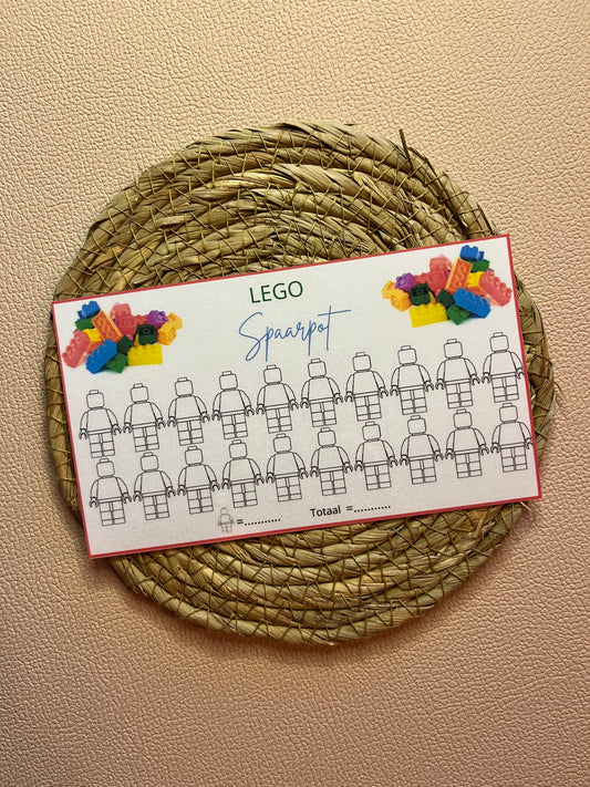 Lego poppetje  kinderen spaar challenge