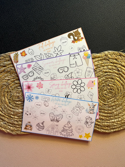 Set 4 seizoenen challenge €20.00