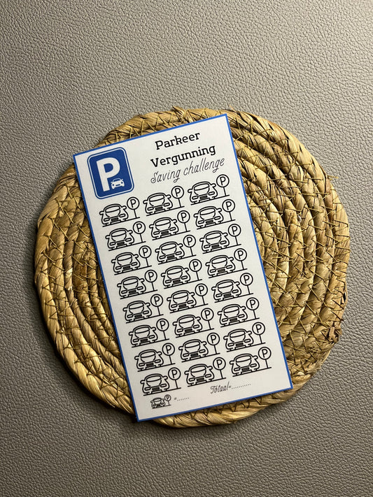 Parkeervergunning challenge open bedrag