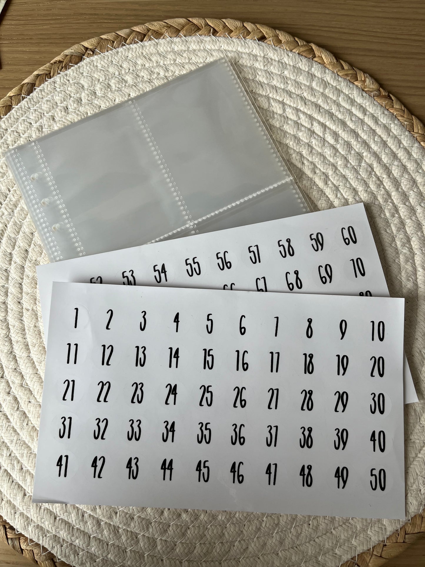 100 enveloppen challenge wit A5